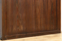 幅938ミリ 縦繁と角麻装飾で格調あるスリガラス入り透かし板戸 F8403 在庫1枚