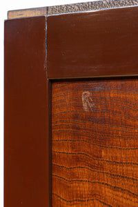 幅887ミリ 美しい色艶に迫力ある杢目模様が流れる板戸 F8405 在庫2枚