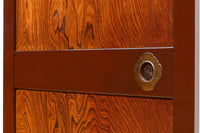 幅887ミリ 美しい色艶に迫力ある杢目模様が流れる板戸 F8405 在庫2枚