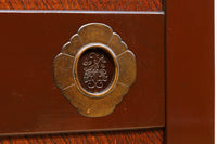 幅887ミリ 美しい色艶に迫力ある杢目模様が流れる板戸 F8405 在庫2枚