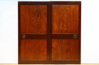 幅887ミリ 美しい色艶に迫力ある杢目模様が流れる板戸 F8405 在庫2枚