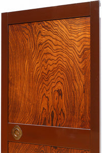 幅887ミリ 美しい色艶に迫力ある杢目模様が流れる板戸 F8405 在庫2枚