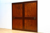 幅887ミリ 美しい色艶に迫力ある杢目模様が流れる板戸 F8405 在庫2枚