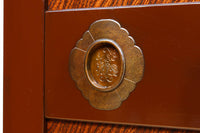 幅887ミリ 美しい色艶に迫力ある杢目模様が流れる板戸 F8405 在庫2枚