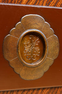 幅887ミリ 美しい色艶に迫力ある杢目模様が流れる板戸 F8405 在庫2枚