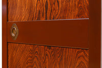 幅887ミリ 美しい色艶に迫力ある杢目模様が流れる板戸 F8405 在庫2枚