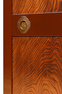 幅887ミリ 美しい色艶に迫力ある杢目模様が流れる板戸 F8405 在庫2枚