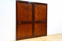 幅887ミリ 美しい色艶に迫力ある杢目模様が流れる板戸 F8405 在庫2枚