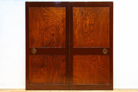 幅887ミリ 美しい色艶に迫力ある杢目模様が流れる板戸 F8405 在庫2枚