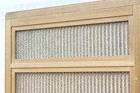 幅900ミリ 富士山の風景柄ガラスで風情ある大阪格子戸 F8407 在庫2枚