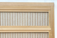 幅900ミリ 富士山の風景柄ガラスで風情ある大阪格子戸 F8407 在庫2枚