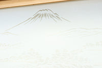 幅900ミリ 富士山の風景柄ガラスで風情ある大阪格子戸 F8407 在庫2枚