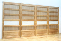 幅900ミリ 富士山の風景柄ガラスで風情ある大阪格子戸 F8407 在庫2枚