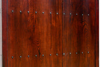 珍品幅790ミリ高さ1860ミリ 稀少サイズの和の趣きある格子戸 F8408 在庫2枚