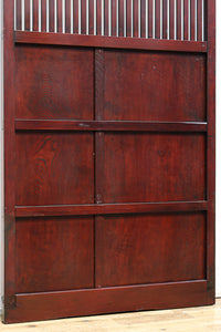 珍品幅790ミリ高さ1860ミリ 稀少サイズの和の趣きある格子戸 F8408 在庫2枚