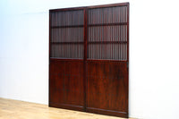 珍品幅790ミリ高さ1860ミリ 稀少サイズの和の趣きある格子戸 F8408 在庫2枚