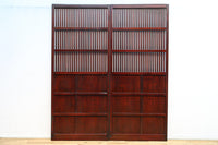 珍品幅790ミリ高さ1860ミリ 稀少サイズの和の趣きある格子戸 F8408 在庫2枚