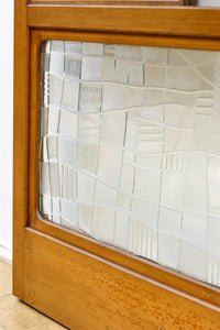 Glass door set F8409