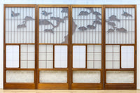 Glass door set F8409