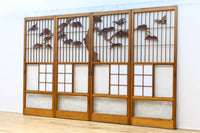 Glass door set F8409