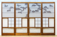 Glass door set F8409