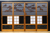 Glass door set F8409