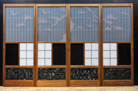 Glass door set F8409