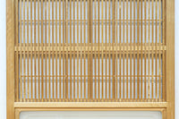 幅878ミリ 明るい色彩をした上品な極上大阪格子戸 F8420 在庫2枚