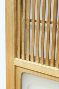 幅878ミリ 明るい色彩をした上品な極上大阪格子戸 F8420 在庫2枚