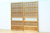 幅878ミリ 明るい色彩をした上品な極上大阪格子戸 F8420 在庫2枚