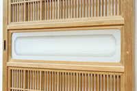 幅878ミリ 明るい色彩をした上品な極上大阪格子戸 F8420 在庫2枚