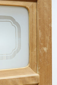 幅878ミリ 明るい色彩をした上品な極上大阪格子戸 F8420 在庫2枚