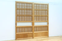 幅878ミリ 明るい色彩をした上品な極上大阪格子戸 F8420 在庫2枚