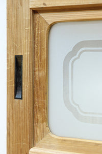 幅878ミリ 明るい色彩をした上品な極上大阪格子戸 F8420 在庫2枚