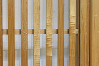 幅878ミリ 明るい色彩をした上品な極上大阪格子戸 F8420 在庫2枚