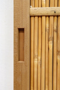 波千鳥の透かし絵が風情を与える簾戸 F8421b 在庫2枚