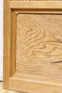 波千鳥の透かし絵が風情を与える簾戸 F8421b 在庫2枚