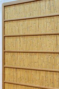 波千鳥の透かし絵が風情を与える簾戸 F8421b 在庫2枚