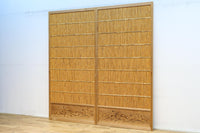 波千鳥の透かし絵が風情を与える簾戸 F8421b 在庫2枚