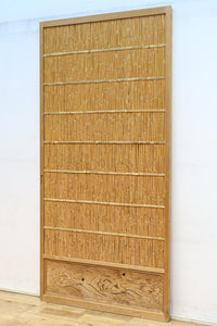 波千鳥の透かし絵が風情を与える簾戸 F8421b 在庫2枚