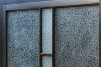 幅880ミリ 3種の和柄ガラスで煌びやかなガラス戸 F8426 在庫1枚