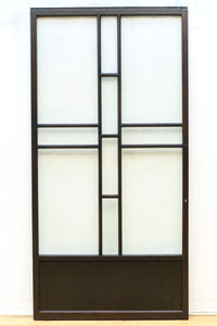 幅880ミリ 3種の和柄ガラスで煌びやかなガラス戸 F8426 在庫1枚