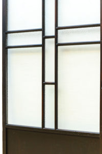 幅880ミリ 3種の和柄ガラスで煌びやかなガラス戸 F8426 在庫1枚