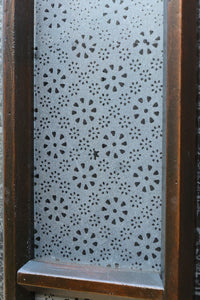 幅880ミリ 3種の和柄ガラスで煌びやかなガラス戸 F8426 在庫1枚