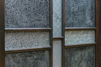 幅880ミリ 3種の和柄ガラスで煌びやかなガラス戸 F8426 在庫1枚