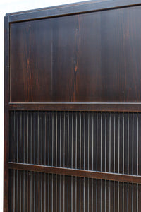 幅920ミリ 凛とした佇まいの透かし板戸 F8429 在庫1枚