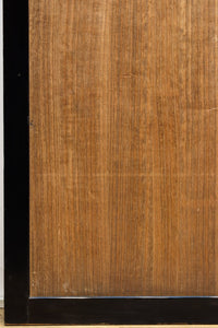 梅と竹の水墨画で和の風情溢れる板絵戸セット F8431 在庫2枚1組