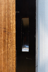 梅と竹の水墨画で和の風情溢れる板絵戸セット F8431 在庫2枚1組