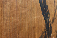 梅と竹の水墨画で和の風情溢れる板絵戸セット F8431 在庫2枚1組