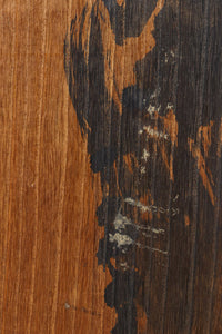 梅と竹の水墨画で和の風情溢れる板絵戸セット F8431 在庫2枚1組